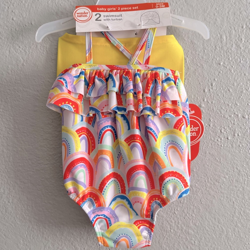 Swimsuit with turban